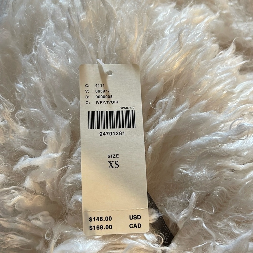 Anthropologie NWT Sz XS shaggy faux fur jacket; top-rated & sold out @anthro - Picture 4 of 16
